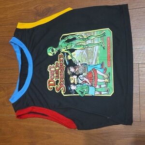 Don Talk To Strangee ALIEN crop Top